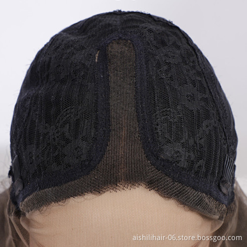 aishili lace front wig pre plucked side part ventors warter wave wigs synthetic hair wigs for black women